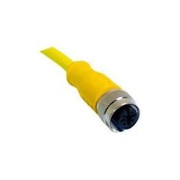 1 pcs : C3C01M001 - Specialised Cables 3 Position Straight Female to wire leads - Yellow - 1 Meter