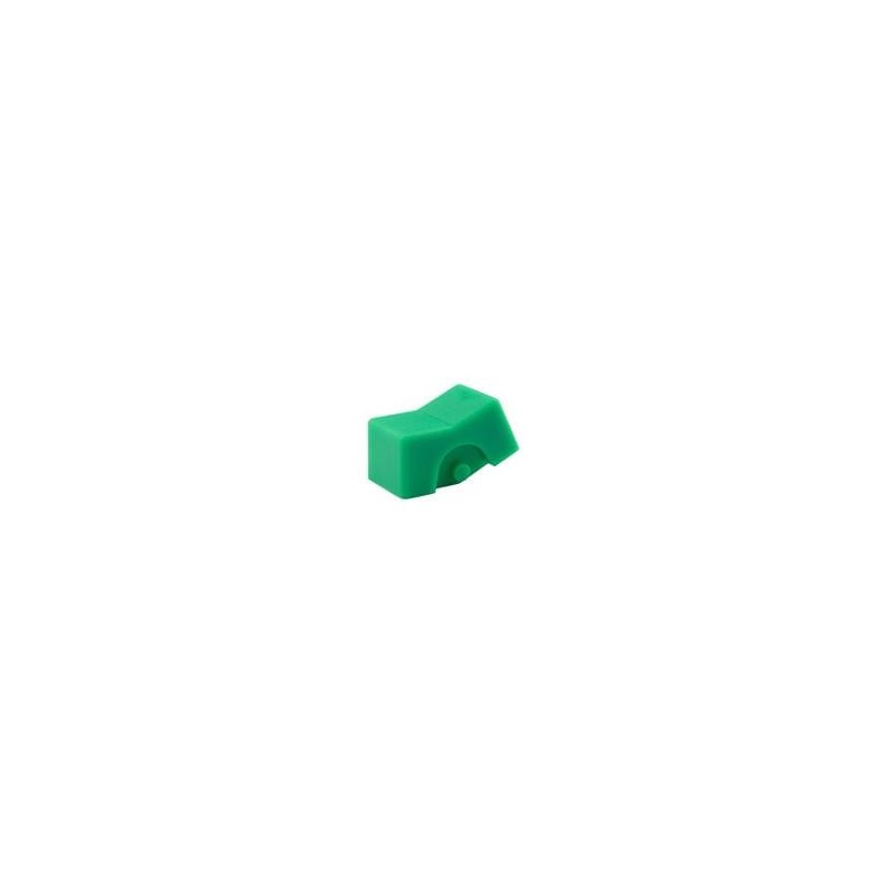 10 pcs : AT4148F - Switch Bezels / Switch Caps .365' WIDE GREEN RKR CAP FOR M, M2T, P
