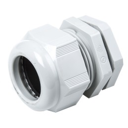 1 pcs - SIB SIB-TEC Series Grey PA 6 Cable Gland, M40 Thread, 18mm Min, 32mm Max, IP68