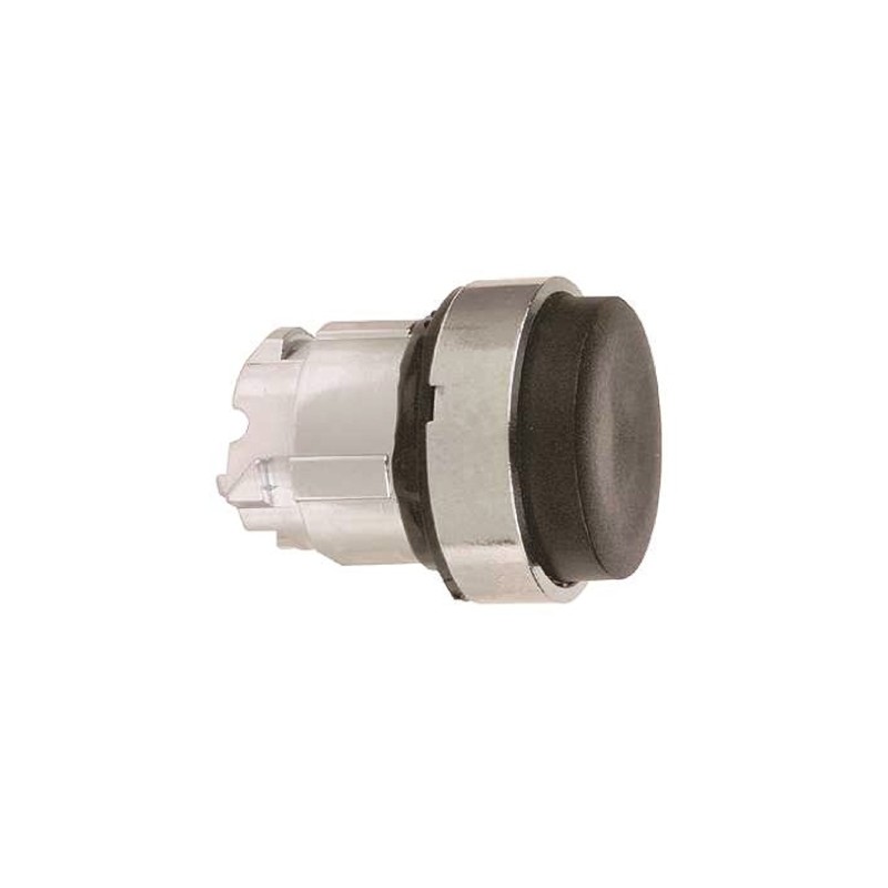 1 pcs - Schneider Electric Harmony XB4 Series Black Maintained Push Button Head, 22mm Cutout, IP66, IP67, IP69K
