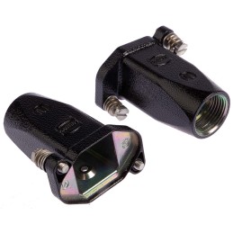 10 pcs - HARTING Han HPR Heavy Duty Power Connector Hood, M20 Thread