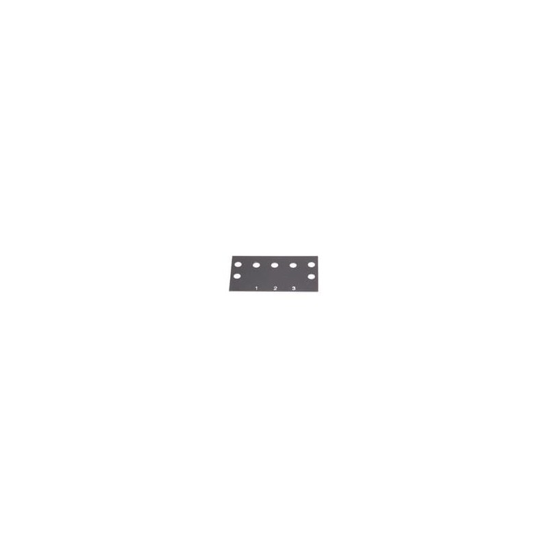 1 pcs : MS-3-142-Y - Terminal Block Tools & Accessories 3 TERM 2 ROW .563 MARKER STRIP