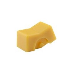10 pcs : AT4148E - Switch Bezels / Switch Caps .365' WIDE YELOW RKR CAP FOR M, M2T, P