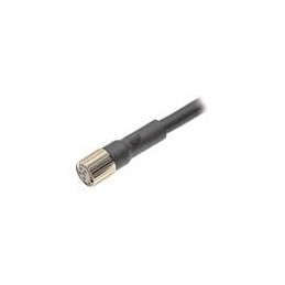 1 pcs : XS3F-M8PVC3S5M - Sensor Cables / Actuator Cables M8 Straight Socket PVC 5M Cable 3Pole