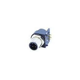 1 pcs : 861-004-113R004 - Circular Metric Connectors M12 4 Pos M Rt Ang Pan mnt