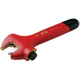 1 pcs - Bahco Adjustable Spanner, 305 mm Overall, 39mm Jaw Capacity, Insulated Handle, VDE/1000V