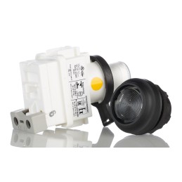 1 pcs - Eaton, Panel Mount LED Pilot Light, 30mm Cutout, IP66, Round, 250V ac/dc