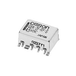 1 pcs : G6K-2F-RF-S-DC3 - High Frequency / RF Relays 1GHz SpSavGrd NoLtch DPDT 3VDC 100mW