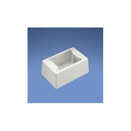 1 pcs : JBP1DIW - Wire Ducting & Raceways Single Gang Power Rtd 2-pc Deep Outlet