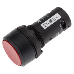 1 pcs - ABB Compact Series Push Button, Momentary, Panel Mount, 22mm Cutout, SPDT, 300V, IP69K