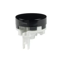 1 pcs : AT4017A - Switch Bezels / Switch Caps RND BLK CAP