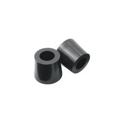 10 pcs : SOF-15126 - Bumpers / Feet Foot, Screw Mnt,Black,.85 in Dia, Foot, Screw Mount,Black