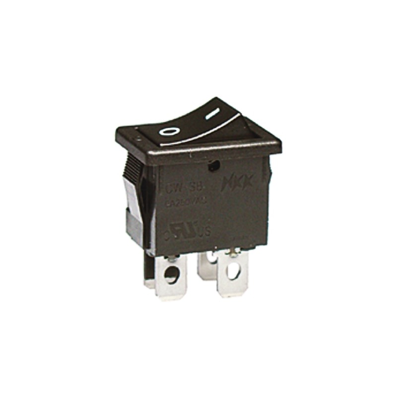 1 pcs - NKK Switches DPST, On-None-Off Rocker Switch Panel Mount