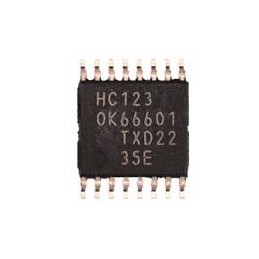 10 pcs : 74HC123PW-Q100,118 - Monostable Multi-vibrator 74HC123PW-Q100/SOT403/TSSOP16