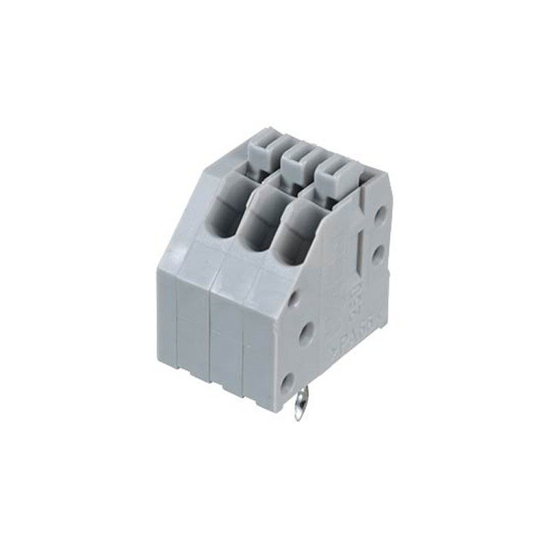 10 pcs - Wago 250 Series PCB Terminal Strip, 3-Pole, Female, 3-Way, PCB Mount, 2 (CSA) A, 4 (IEC/EN 60664-1) A, 5 (UL) A