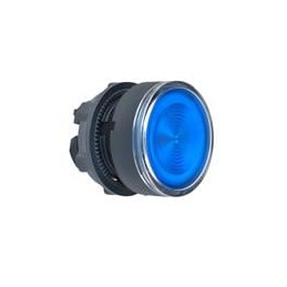1 pcs : ZB5AA68 - Switch Actuators FLUSH W/TRNSPRNT CAP, BLUE