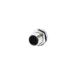 1 pcs : 859-008-10SR004 - Circular Metric Connectors M12 8P A-CODE MALE PNL SC SS SHL,SS NUT