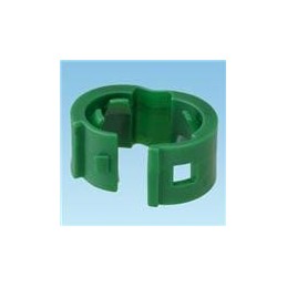 10 pcs : PCBANDGR-Q - Wire Labels & Markers Patch Cord Color Band - Green