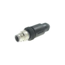 1 pcs : XS2G-D4S5 - Circular Metric Connectors 4P Plug ScrewTerm For 3mm Dia. Model