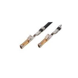 1 pcs : 219680-1122 - Specialised Cables Pre-Crimped Lead SL Female-to-SL Female (Sn) Plating 150mm 24 AWG Blk