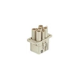 1 pcs : 09120063141 - Heavy Duty Power Connectors FEMALE INSERT HAN Q4/2 CRIMP TERM