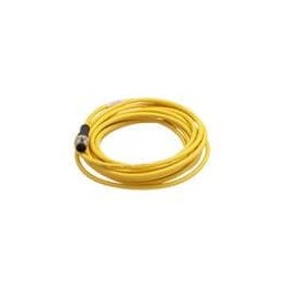 1 pcs : 21350100517050 - Sensor Cables / Actuator Cables M12 A-code 5-pin Straight male to open end, 5m, PVC yellow jacket