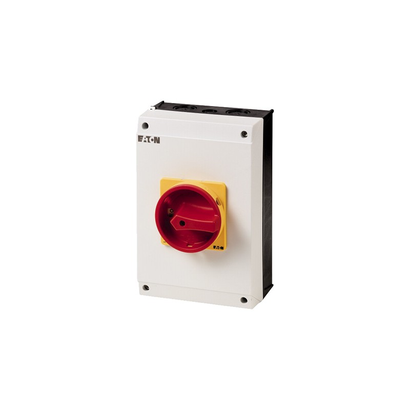 1 pcs - Eaton 3P Pole Isolator Switch - 63A Maximum Current, 37kW Power Rating, IP65