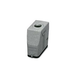 1 pcs : 1424384 - Heavy Duty Power Connectors HC-STA-D25-HHFS-1TT P16-ELC-AL Plug Slv