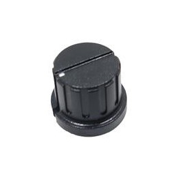 10 pcs : 450-2061 - Knobs & Dials 18 TOOTH BLK PLASTIC