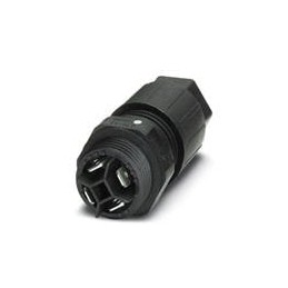 1 pcs : 1437261 - Circular Metric Connectors Q 1.5/4FL/24-M20KU- ESA-ASI BK