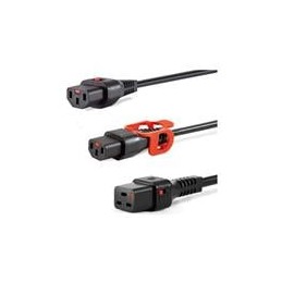 1 pcs : IL19-SE-H05-3150-200 - AC Power Leads 16A C19 200cm wire ends