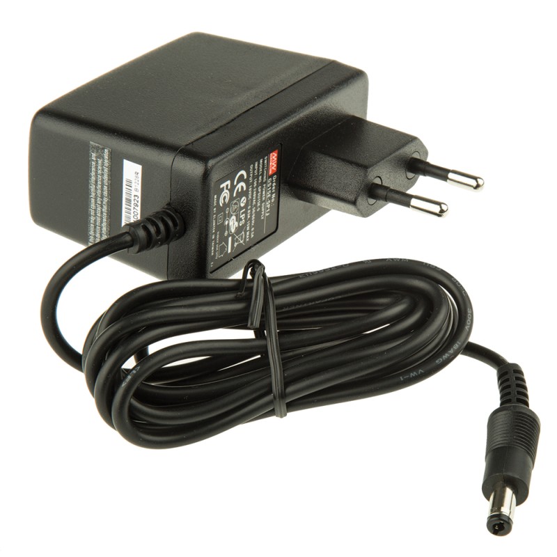 1 pcs - MEAN WELL 15W Plug-In AC/DC Adapter 18V dc Output, 830mA Output