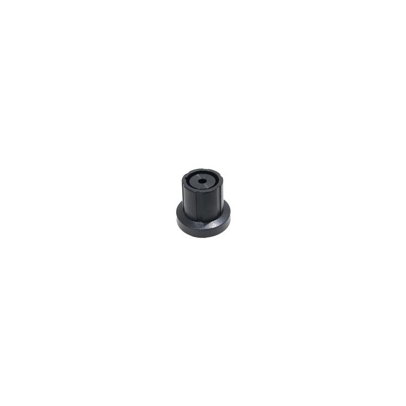 10 pcs : 450-AA180 - Knobs & Dials BLK 18mm 6.4 SHAFT