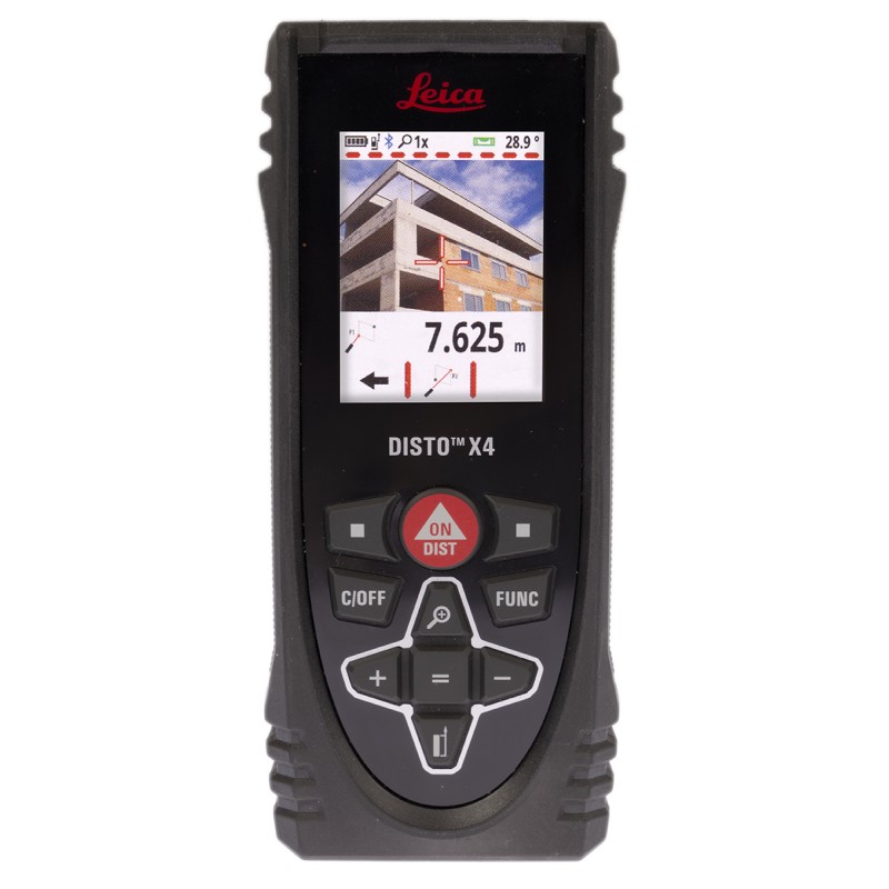 1 pcs - Leica X4 Laser Measure, 0.05 - 150m Range, ±1 mm Accuracy