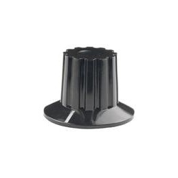 10 pcs : AT433A - Knobs & Dials BLK KNOB FOR MR