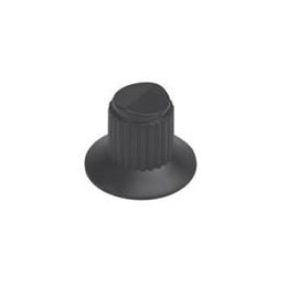 1 pcs : 11K5015-KCNB - Knobs & Dials Control KnobStyle .250 dia shaft Black
