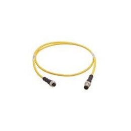 1 pcs : 21350102517010 - Sensor Cables / Actuator Cables M12 A-code 5-pin Straight male to straight female, 1m, PVC yellow jacke