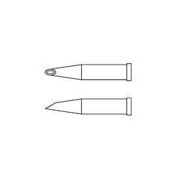 1 pcs : GT4-HF6010V - Soldering Irons TIP, HOOF, CONCAVE, 1.0X12.0MM, 60D, GT4