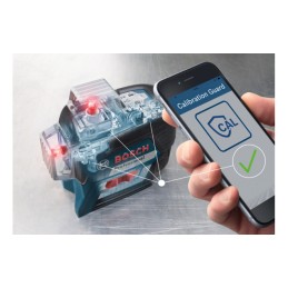 1 pcs - Bosch GLL 3-80 C, 650nm Red, 3 Line Line laser