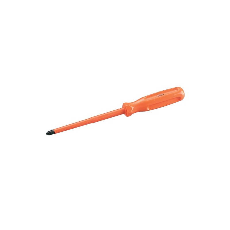 1 pcs - SAM Phillips Insulated Screwdriver, PH1 Tip, 100 mm Blade, VDE/1000V, 200 mm Overall