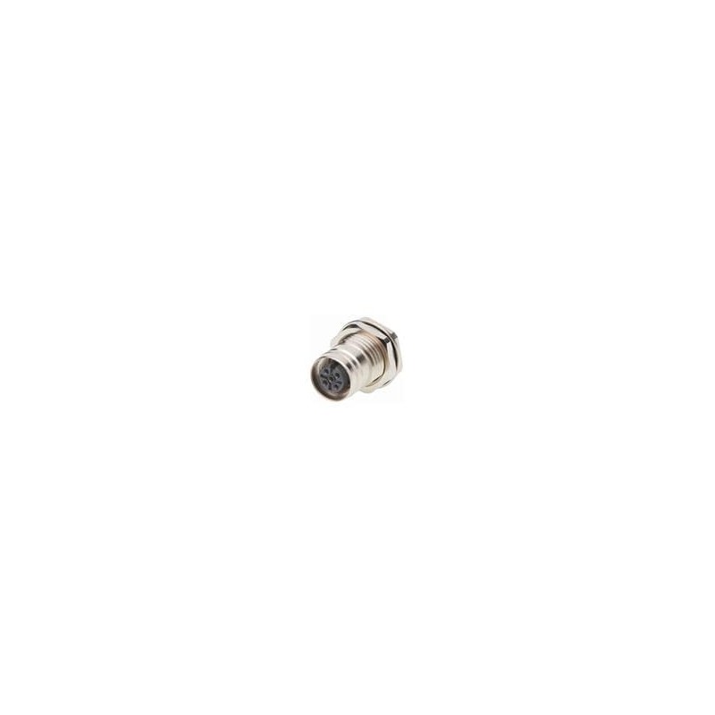 1 pcs : 1204040006 - Circular Metric Connectors RECP 4P FM(ST) A-Coded BK Panel MT M16 PCB Pins