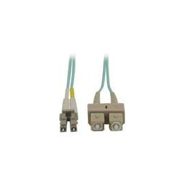 1 pcs : N816-02M - Fibre Optic Cable Assemblies 10Gb DUPLEX-AQUA 50/125 OM3 LC/SC 6'