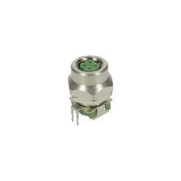 1 pcs : 21420000014 - Circular Metric Connectors M8-PCB-THT-2PC-4P- DCOD-F-STR
