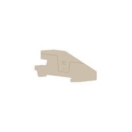 10 pcs : 2668960000 - Terminal Block Tools & Accessories End plate (terminals), 102.9 mm x 2 mm, dark beige