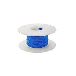 1 pcs : R28B-0100 - Cable Mounting & Accessories 28AWG KYNAR INSUL 100' SPOOL BLUE