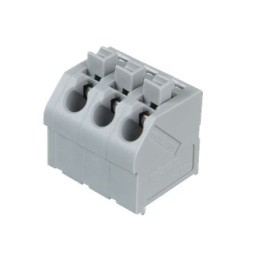 10 pcs - Wago 250 Series PCB Terminal Strip, 3-Pole, Female, 3-Way, PCB Mount, 10 (CSA) A, 17.5 (IEC/EN 60664-1) A, 2 (UL) A
