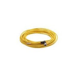 1 pcs : 21350400315100 - Sensor Cables / Actuator Cables M12 A-code 3-pin Angled female to open end, 10m, PVC yellow jacket