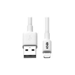 1 pcs : M100-003-WH - USB Cables / IEEE 1394 Cables 3' USB SYNC/CHRG CBL iPHONE iPAD iPOD-WHT