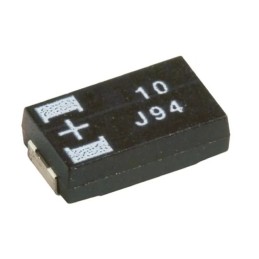 5 pcs - Panasonic 100μF Tantalum Capacitor 20V dc, TQC Series