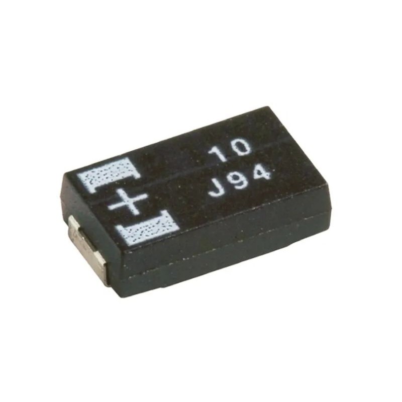 5 pcs - Panasonic 100μF Tantalum Capacitor 20V dc, TQC Series
